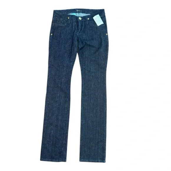 Marciano by Guess Straight Leg Denim Jeans Women’s Size 28 Dark Blue Wash